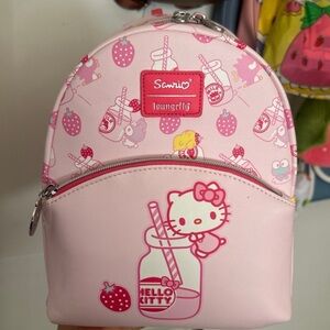 Strawberry milk hello kitty Loungefly